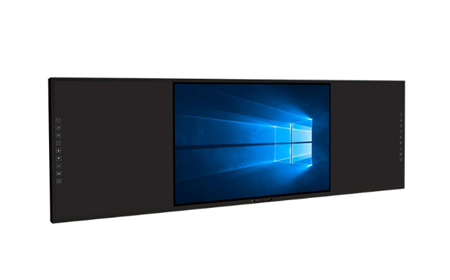 智慧黑板采用電容觸摸技術(shù)，將傳統(tǒng)手寫黑板與多媒體設(shè)備相結(jié)合